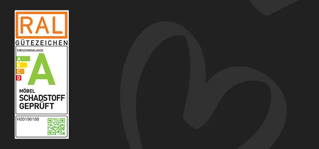 RAL Gütezeichen - Schadstoffgeprüft: Emissionsklasse A